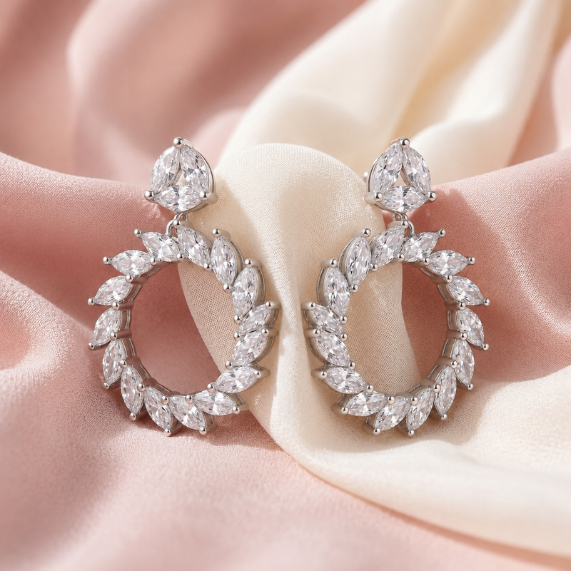 Silvme Circular Hoop Earrings
