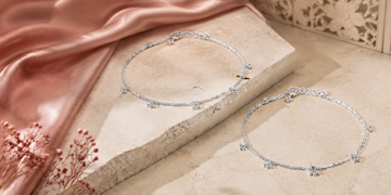 Silver Anklets