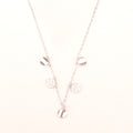 Silvme Pure 925 Sterling Silver Multi Disc Pendant Necklace for Women & Girls