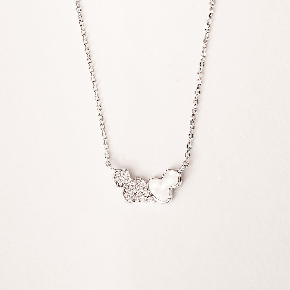 Silvme Pure 925 Sterling Silver Teardrop Pendant Necklace for Women & Girls