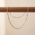 925 silver rhodium-plated chain for women and men from Silvme, around 4.11 g on the scale