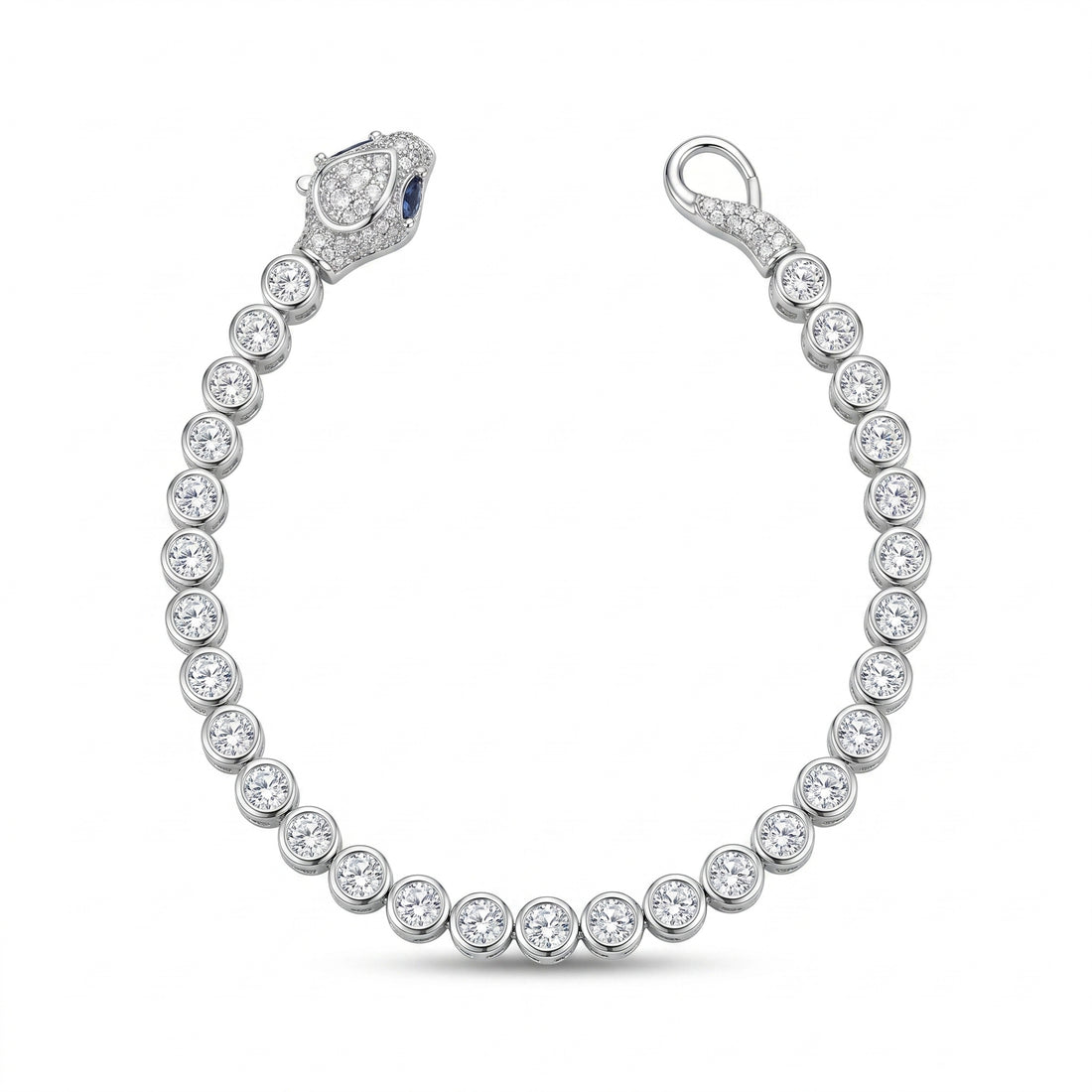 925 sterling silver Snake Chain Bracelet by Silvme, an elegant accessory for her for women