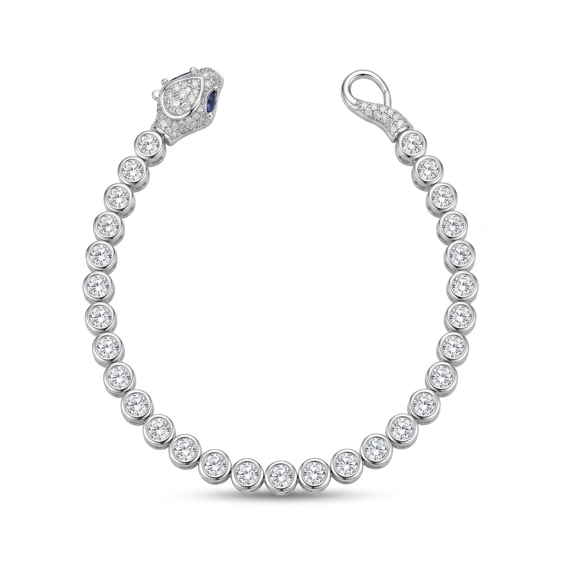925 sterling silver Snake Chain Bracelet by Silvme, an elegant accessory for her for women