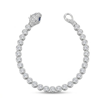 925 sterling silver Snake Chain Bracelet by Silvme, an elegant accessory for her for women