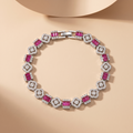Smooth polished silver surface of the Silvme Cross Charm Bracelet, premium 925 silver, timeless everyday elegance