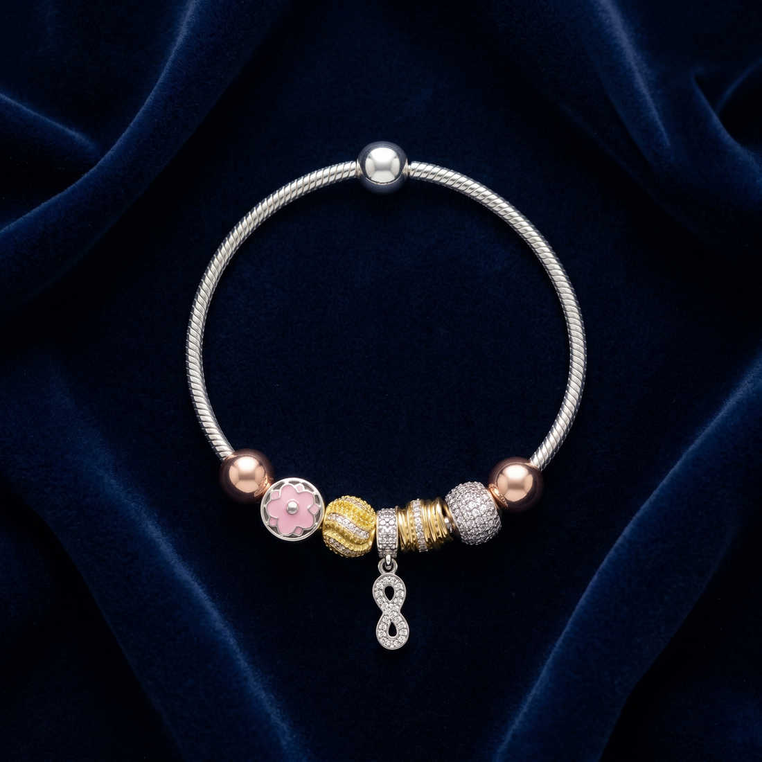 Silvme Tennis CZ Bracelet in 925 sterling silver accented with sparkling cubic zirconia, jewellery for women
