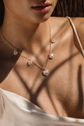 925 sterling silver Rose Gold Heart Pendant Necklace by Silvme, made for festive occasions