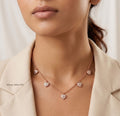 925 sterling silver 925 purity on the Silvme Rose Gold Heart Pendant Necklace in 925 sterling silver