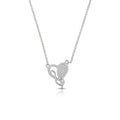 Silvme Heart 925 Sterling Silver Necklace — View 4