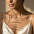 Silvme Double Butterfly Pendant Necklace in 925 silver, a lovely choice as an anniversary gift
