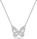 Silvme Wing Butterfly 925 Sterling Silver Pendant Necklace