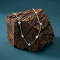 Silvme Star Station Pendant Necklace in 925 silver, a fine pick as a birthday gift for women