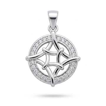Silvme Infinity Pendant Necklace Couple Love Gift in 925 sterling silver, jewellery for women