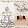 Graceful 925 sterling silver jewellery from Silvme â€“ the Geometric Pendant Necklace Professional Style