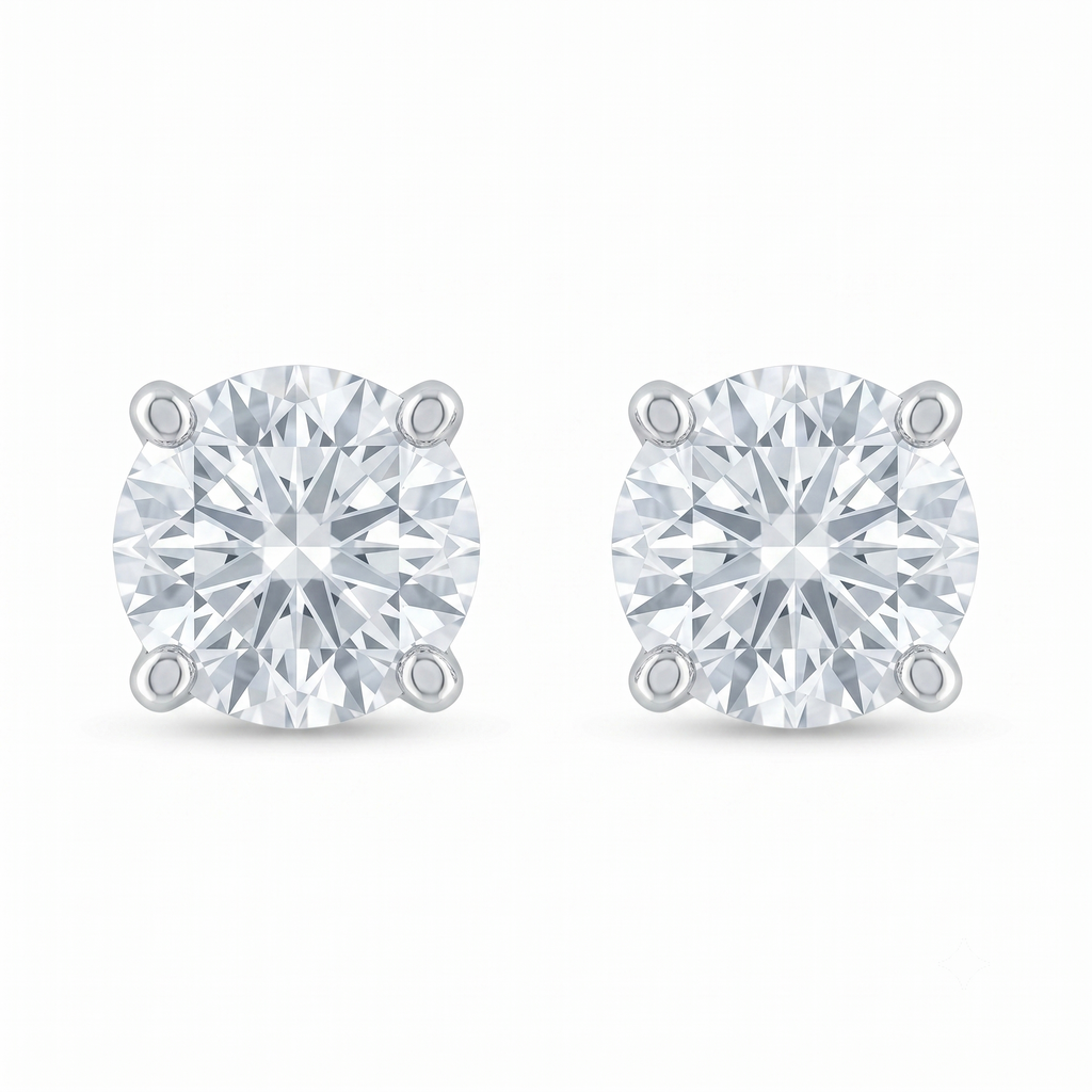 Silvme Pure 925 Sterling Silver Twisted Spiral Ring Drop Earrings for Women & Girls