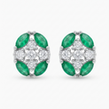 Silvme Pure 925 Sterling Silver Ocean Dolphin Stud Earrings for Women & Girls