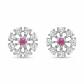 Silvme Pure 925 Sterling Silver Music Note Melody Stud Earrings for Women & Girls