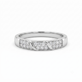 Silvme Sunflower Bloom Band Ring, crafted in 925 sterling silver for women, minimal modern styling