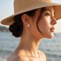 Floral Vine Climber 925 silver ear climber earrings for women, festive wear, editorial styling shot