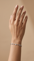 Silvme Infinity Link Bracelet, crafted in 925 sterling silver for women, refined silver accessory