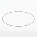 Sterling silver rhodium-plated chain by Silvme, made for women and men, close to 4.75 g in weight