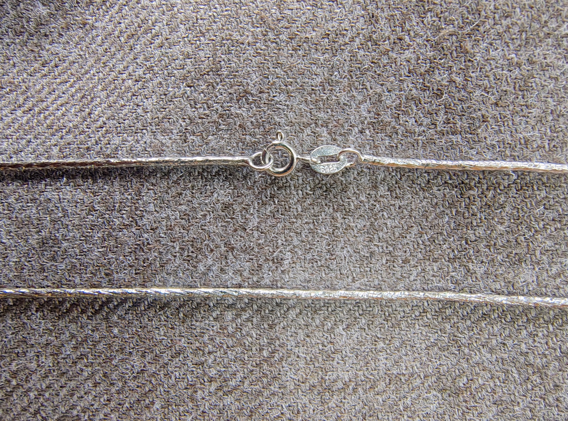 Silvme sterling silver rhodium-plated chain, 5.05 g, rhodium over solid 925 silver