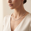 Silvme sterling silver rhodium-plated chain, 4.11 g, rhodium over solid 925 silver