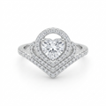 925 sterling silver Diamond-Cut Ring by Silvme, an elegant accessory for her, a gift-worthy silver piece