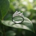 925 silver crown tiara ring for women - gift for her on a birthday, anniversary or graduation