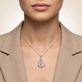 A giftable 925 sterling silver â€“ the Silvme Contemporary Pendant Necklace Modern, refined silver accessory