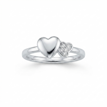 Silvme Ethnic Rakhi 925 sterling silver ring for women — front view on white background