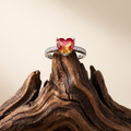 Silvme Dragonfly Whimsy Nature 925 sterling silver ring for women — close-up detail