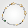 Silvme Daisy Flower Bracelet with cubic zirconia, crafted in 925 sterling silver for women