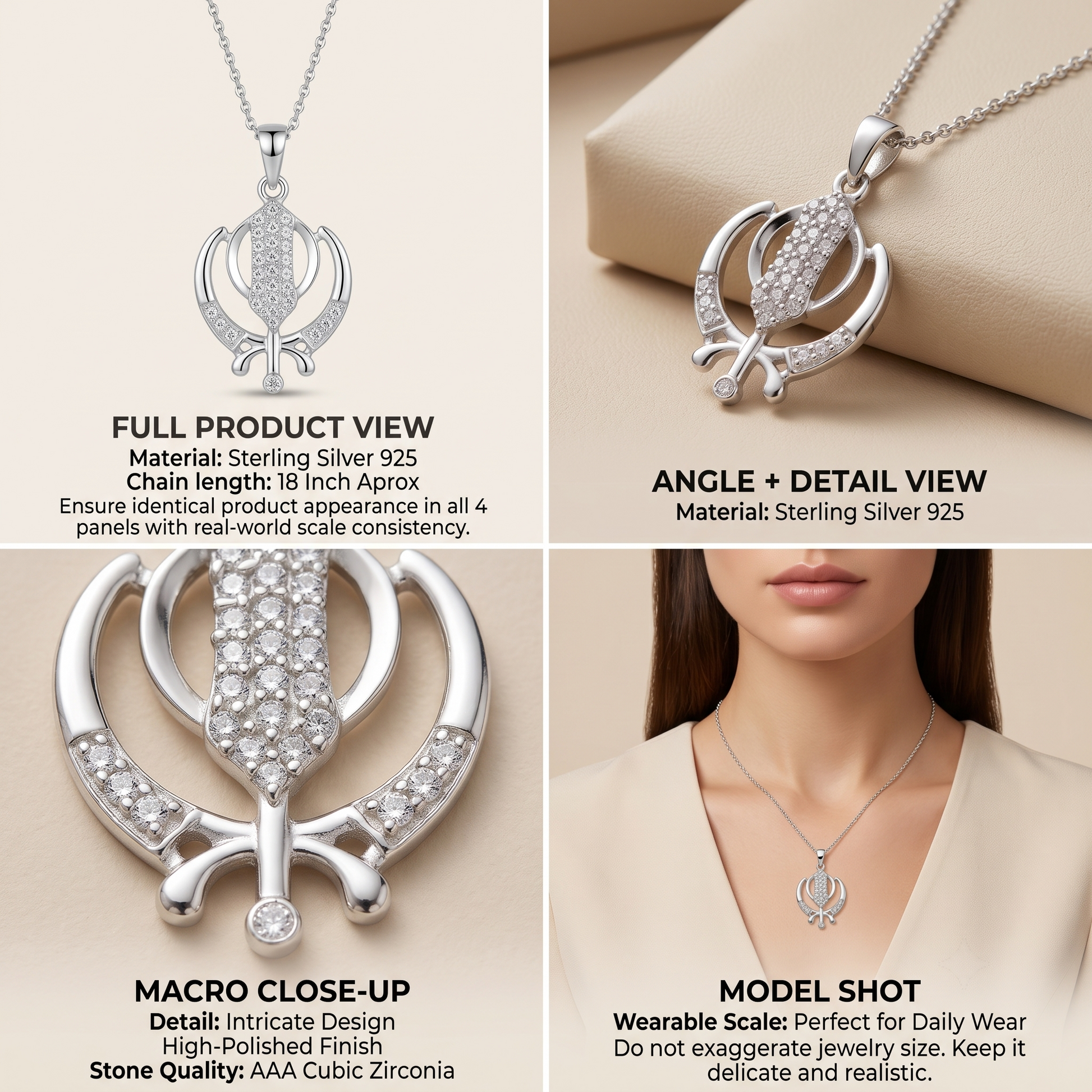 Contemporary 925 sterling silver styling of the Silvme Romantic Pendant Necklace Gift for Girlfriend