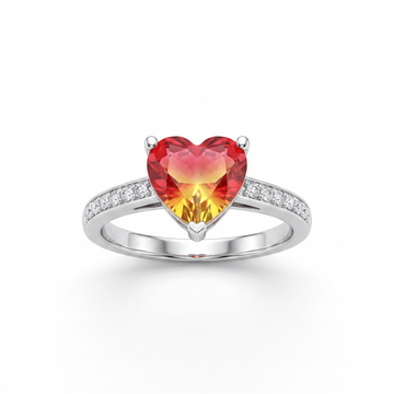 Silvme Dragonfly Whimsy Nature 925 sterling silver ring for women — front view on white background