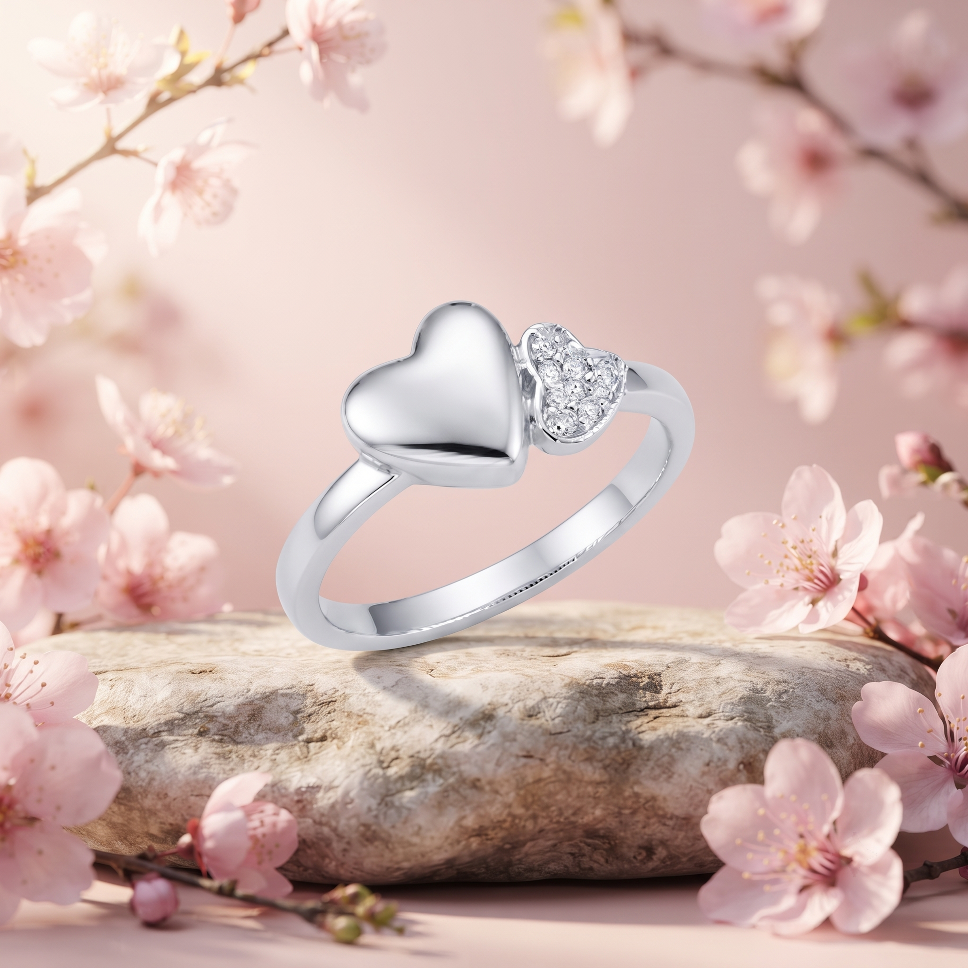 Silvme Ethnic Rakhi 925 sterling silver ring for women — side profile