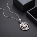 Silvme Pendant Necklace Lucky Charm Gift showcasing its pendant necklace design in 925 sterling silver