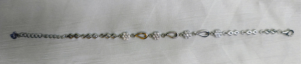 Silvme 925 silver infinity link bracelet studio