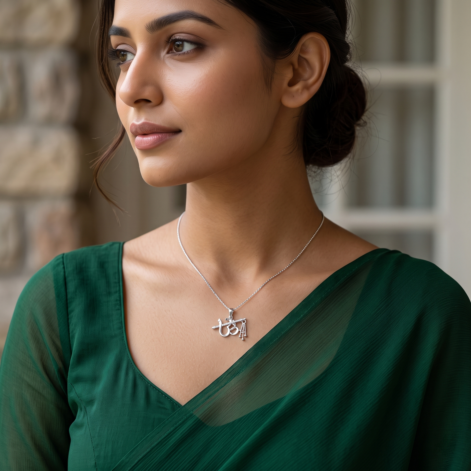 Silvme Pendant Necklace Graduation Gift with its softly polished 925 sterling silver surface