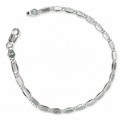 The flat mariner link bracelet for men shown against a plain studio background