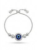 Silvme Evil Eye Bracelet in 925 sterling silver accented with sparkling cubic zirconia, jewellery for women