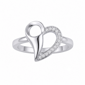 Silvme Ethnic Diwali 925 sterling silver ring for women — front view on white background