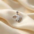 Detailed family tree styling on the Silvme Family Tree Pendant Necklace Meaningful Gift in polished 925 sterling silver