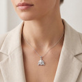 Silvme Geometric Pendant Necklace Professional Style in 925 silver, a thoughtful jewellery gift for women