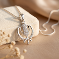 Graceful 925 silver jewellery from Silvme â€“ the Romantic Pendant Necklace Gift for Girlfriend