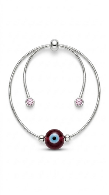 Silvme Bead Chain Bracelet in 925 sterling silver, jewellery for women, a graceful gift for her