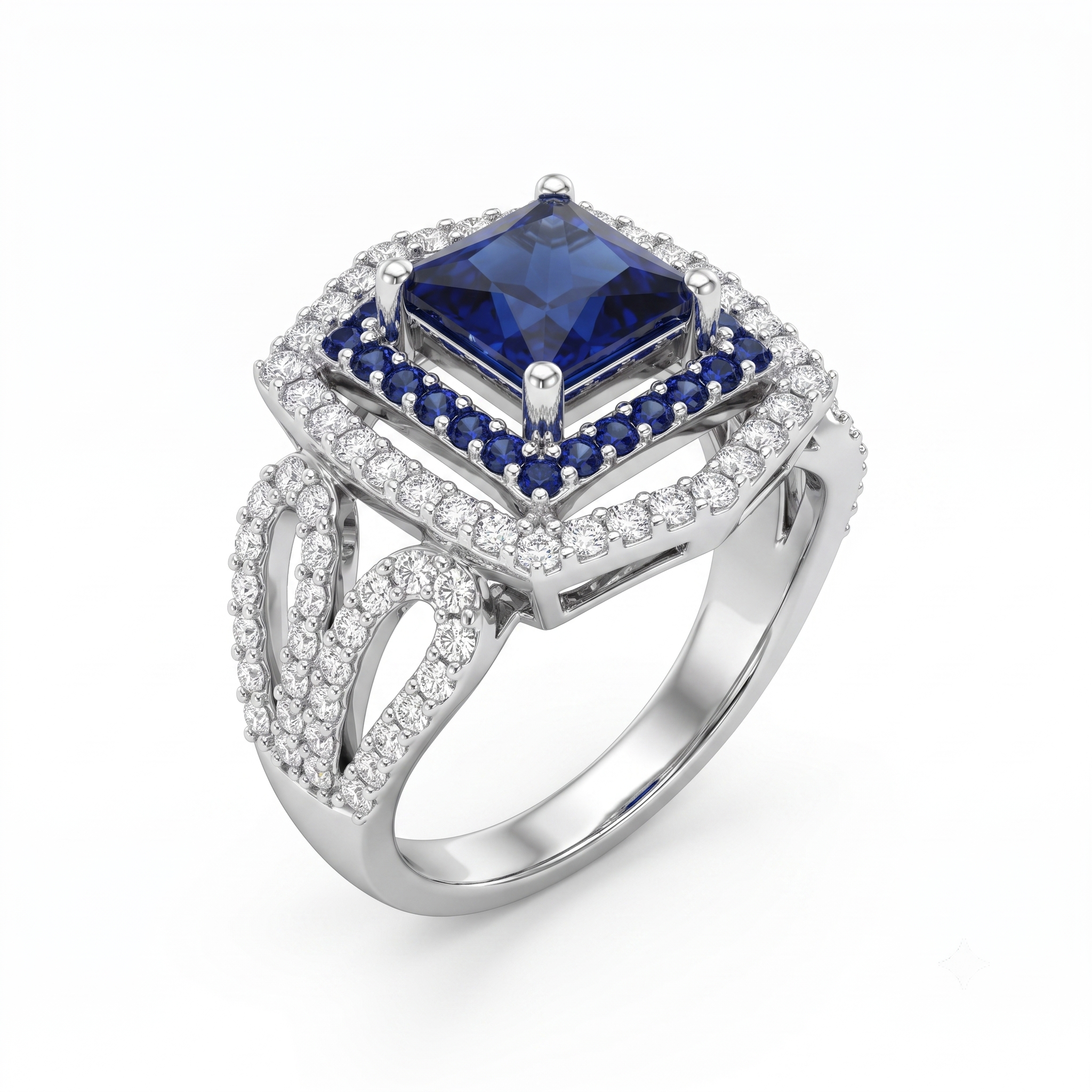 Adjustable Band design detail on the Silvme Adjustable Band Ring, crafted in polished 925 silver