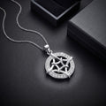Detailed infinity pendant styling on the Silvme Infinity Pendant Necklace Couple Love Gift in polished 925 silver