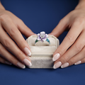 Buy purple floral 925 sterling silver ring for women online in India from Silvme