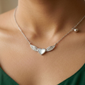Blue CZ Nazar Protection Pendant with 18 Inch Chain â€“ the Silvme Evil Eye Pendant Necklace in 925 sterling silver